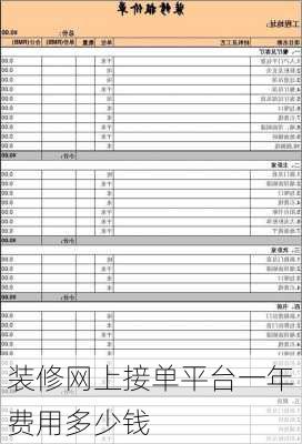 装修网上接单平台一年费用多少钱-第2张图片-铁甲装修网