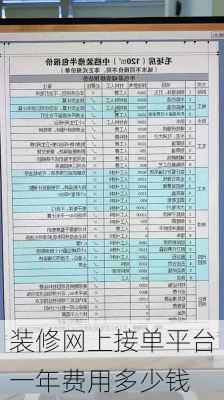 装修网上接单平台一年费用多少钱-第3张图片-铁甲装修网