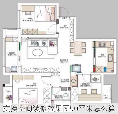 交换空间装修效果图90平米怎么算-第1张图片-铁甲装修网