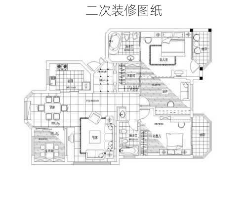 二次装修图纸-第1张图片-铁甲装修网