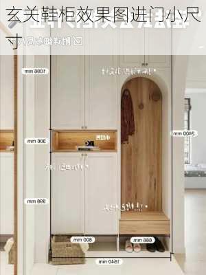 玄关鞋柜效果图进门小尺寸-第1张图片-铁甲装修网