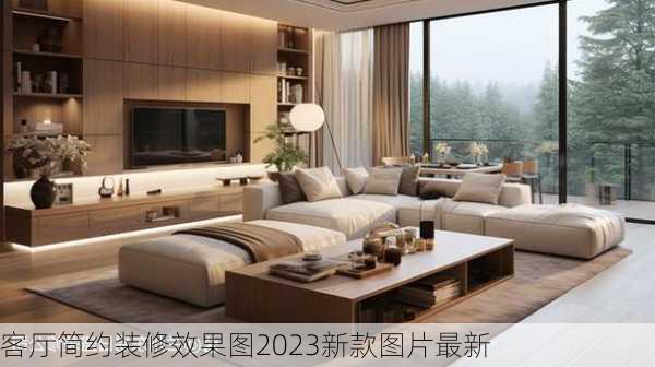 客厅简约装修效果图2023新款图片最新-第3张图片-铁甲装修网