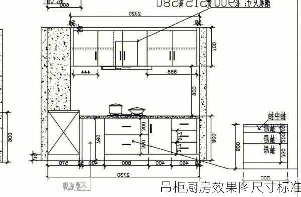 吊柜厨房效果图尺寸标准-第2张图片-铁甲装修网