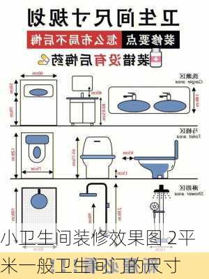 小卫生间装修效果图 2平米一般卫生间门的尺寸-第2张图片-铁甲装修网