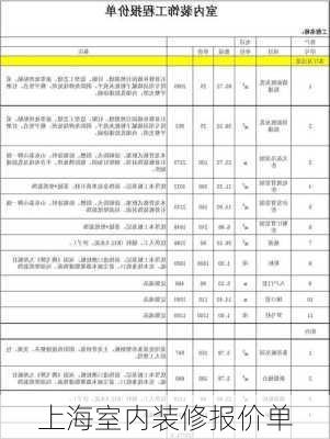 上海室内装修报价单-第3张图片-铁甲装修网