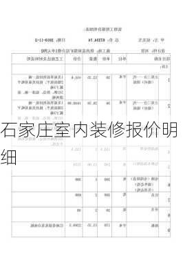 石家庄室内装修报价明细-第2张图片-铁甲装修网