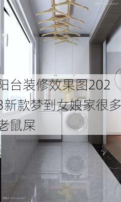 阳台装修效果图2023新款梦到女娘家很多老鼠屎-第1张图片-铁甲装修网