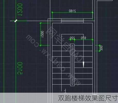 双跑楼梯效果图尺寸-第3张图片-铁甲装修网