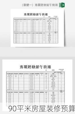 90平米房屋装修预算-第2张图片-铁甲装修网