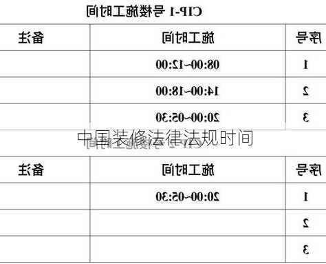 中国装修法律法规时间-第3张图片-铁甲装修网