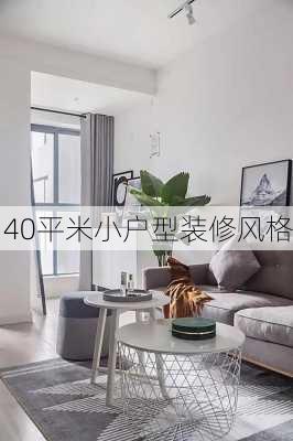 40平米小户型装修风格-第1张图片-铁甲装修网