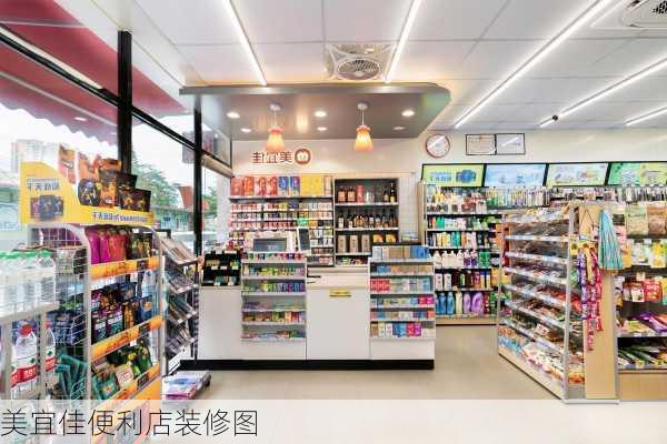 美宜佳便利店装修图-第3张图片-铁甲装修网