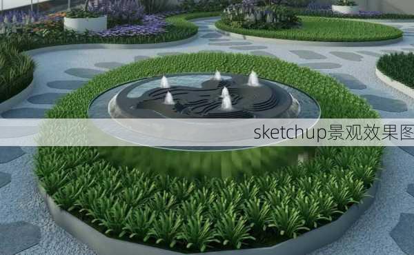 sketchup景观效果图-第2张图片-铁甲装修网