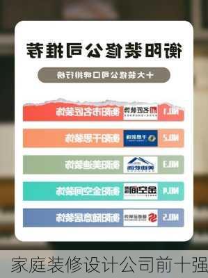 家庭装修设计公司前十强-第1张图片-铁甲装修网