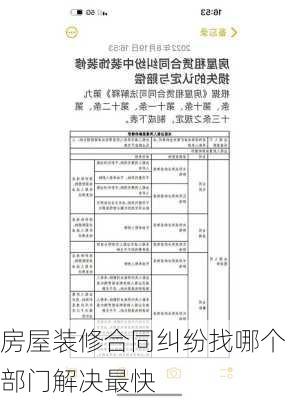 房屋装修合同纠纷找哪个部门解决最快-第2张图片-铁甲装修网