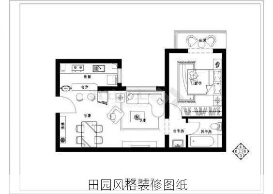 田园风格装修图纸-第1张图片-铁甲装修网