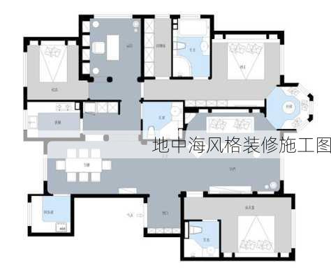 地中海风格装修施工图-第2张图片-铁甲装修网