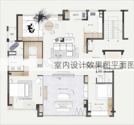 室内设计效果图平面图-第1张图片-铁甲装修网