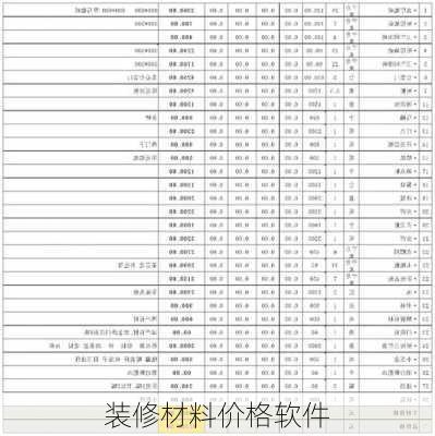 装修材料价格软件-第2张图片-铁甲装修网