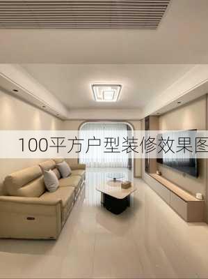 100平方户型装修效果图