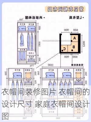 衣帽间装修图片 衣帽间的设计尺寸 家庭衣帽间设计图