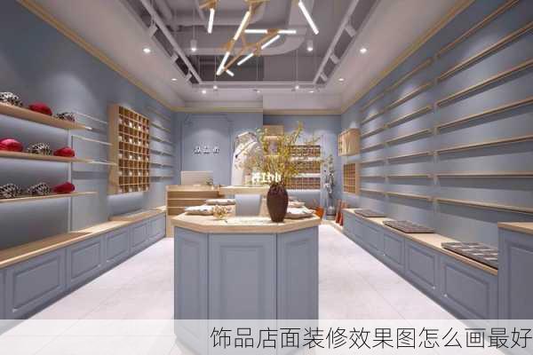 饰品店面装修效果图怎么画最好-第3张图片-铁甲装修网